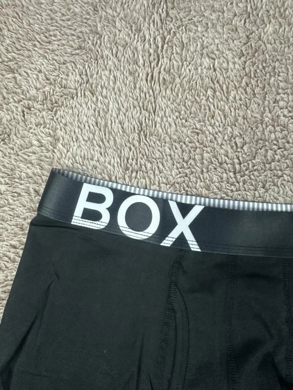 BOX MENSWEAR PREMIUM BOXERS BLACK Size Small New